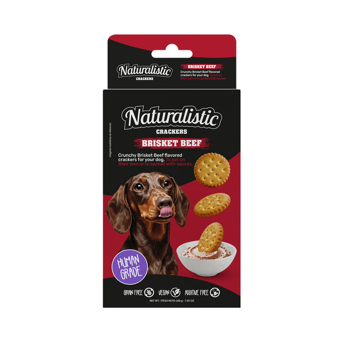 Naturalistic Crackers Carne de Res