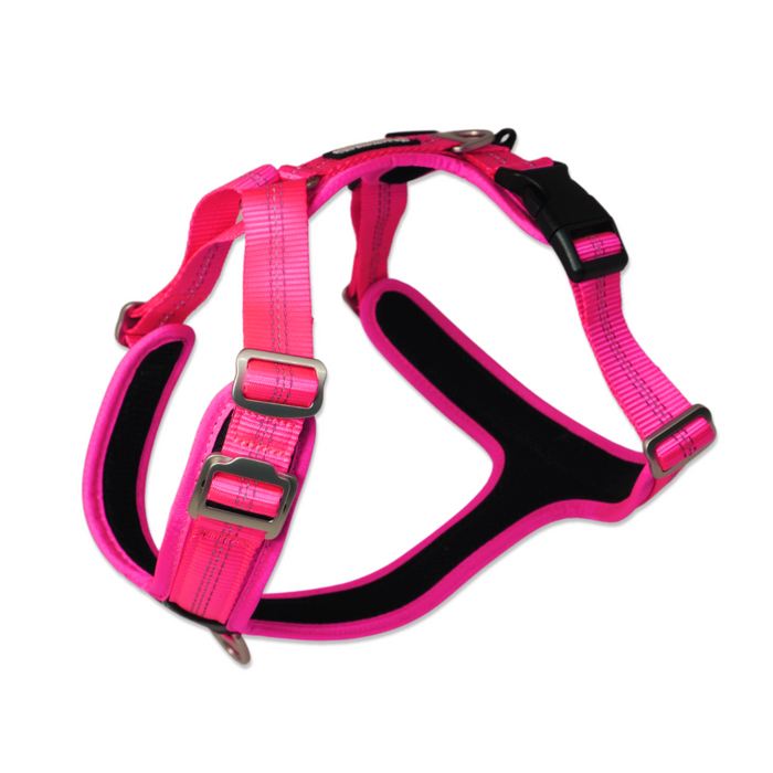 Arnés Antitirón Rosado para perros - Supermutt