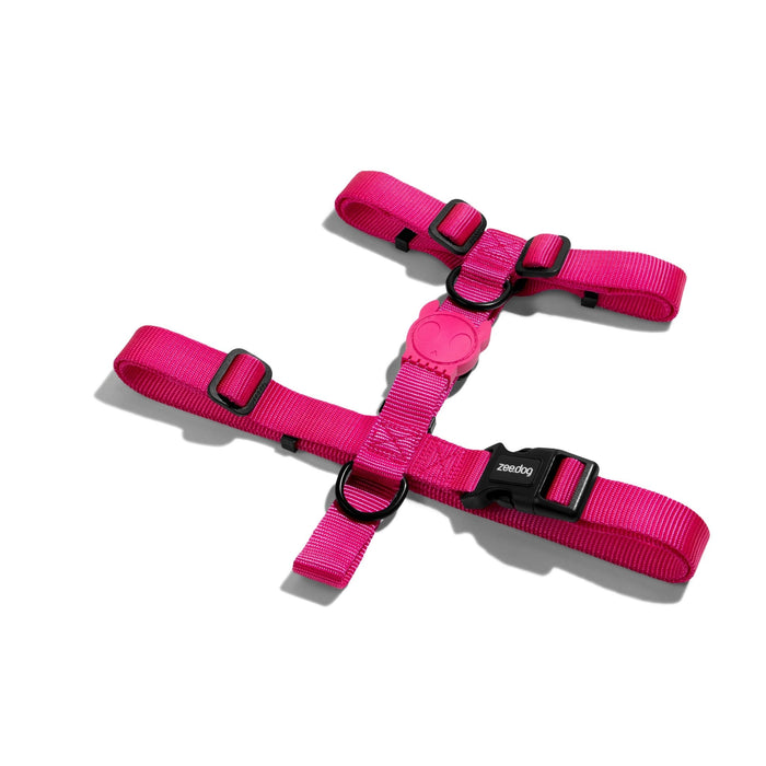 Arnés H Ajustable Pink Led para perro - Zeedog
