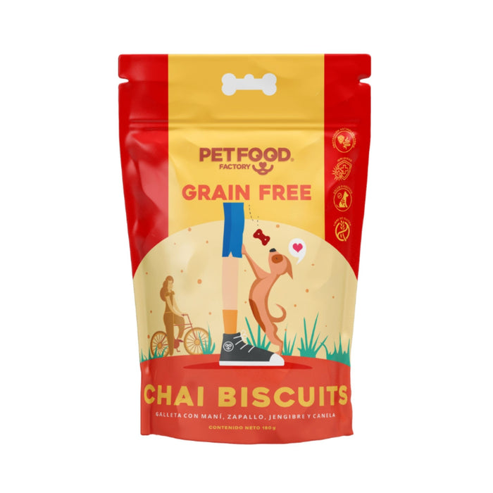 Chai Biscuits Grain Free para Perros 180 g – Petfood Factory