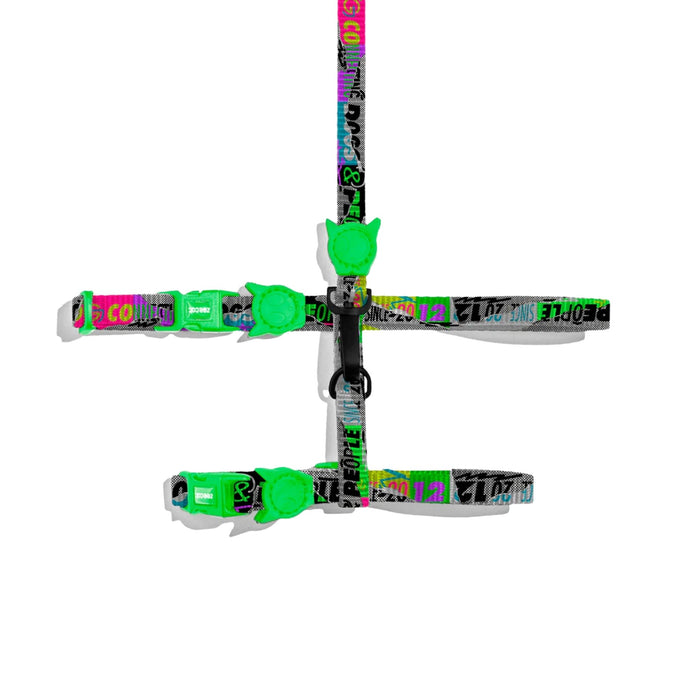Leash + H-Harness Manifesto para gatos - Zeecat