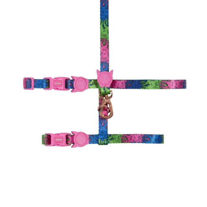 Leash + H-Harness Melted para gatos - Zeecat