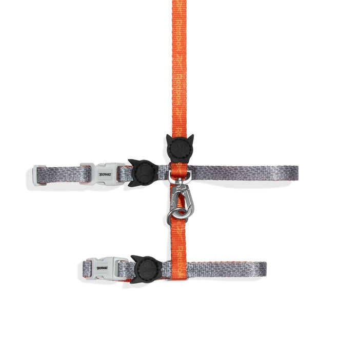 Leash + H-Harness Suede para gatos - Zeecat