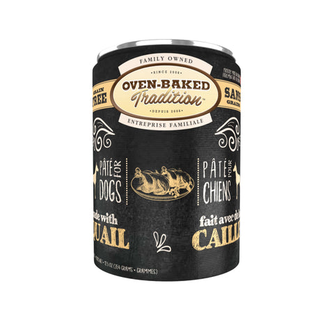 Paté de Quail para Perro Sin Granos 354 g