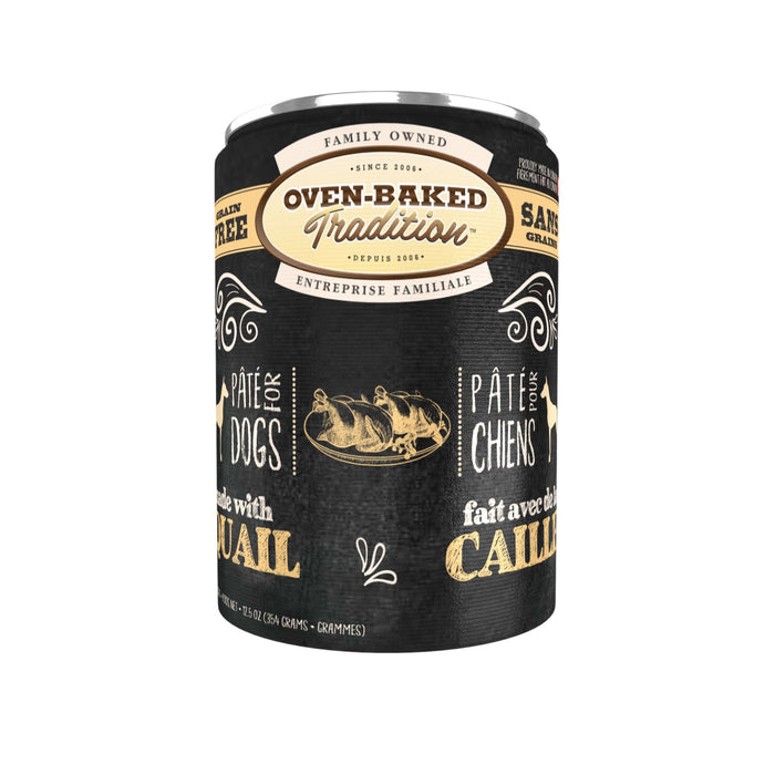 Paté de Quail para Perro Sin Granos 354 g - Oven Baked