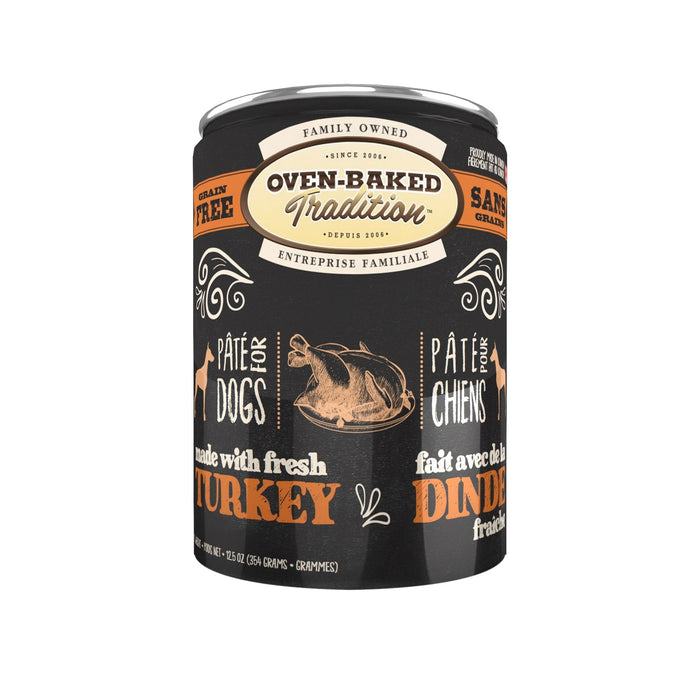 Paté de Turkey para Perro Sin Granos 354 g - Oven Baked