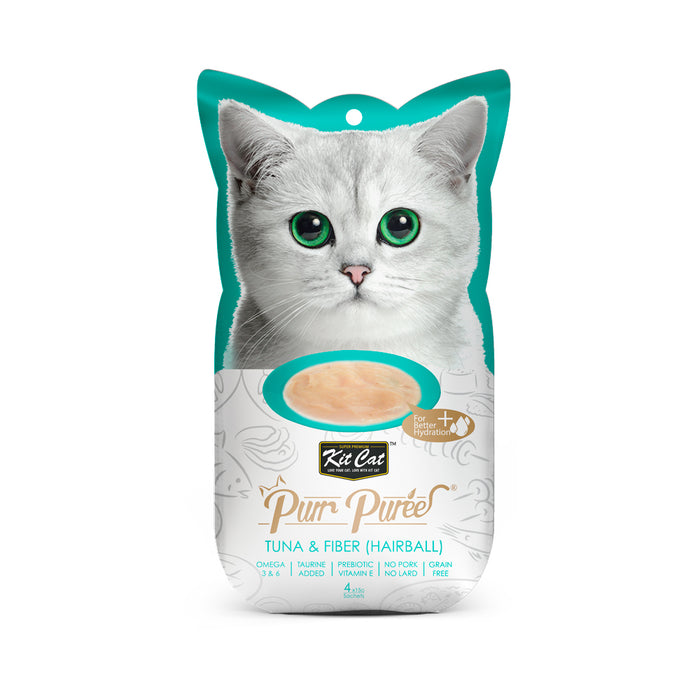 Kit Cat Purr Puree Tuna & Fiber