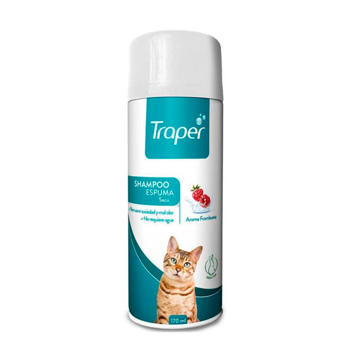 Shampoo Traper Espuma Seca Gato